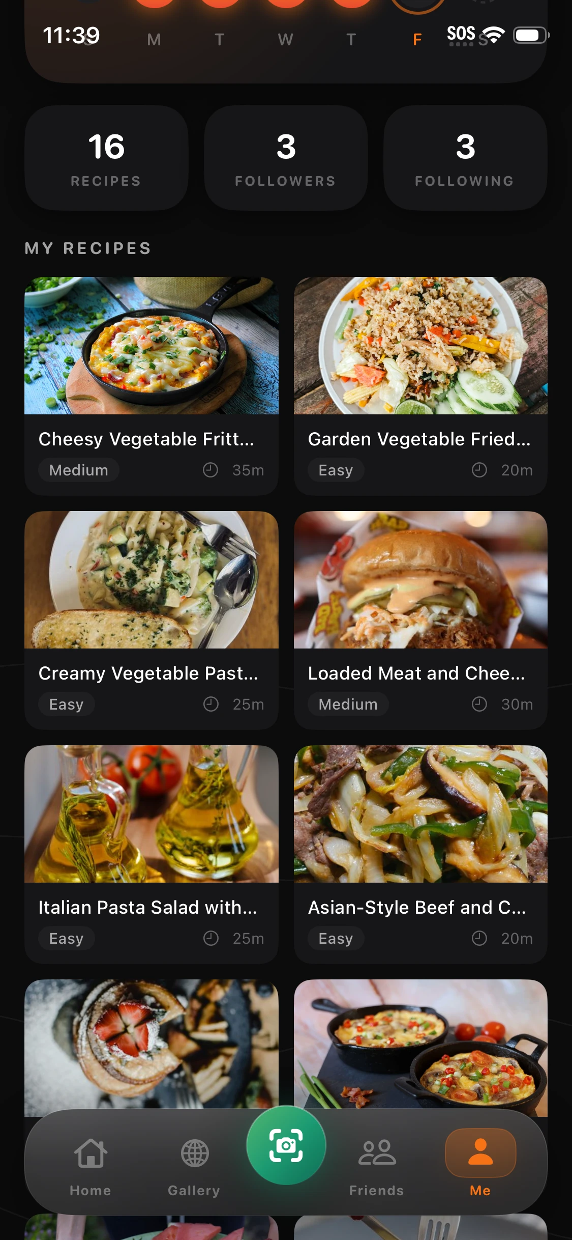Gurt AI saved recipe cookbook gallery